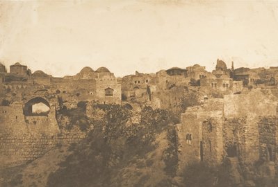 View of the Probatica Pool and a Quarter of Jerusalem by Maxime Du Camp