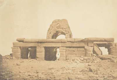 View of the Temple of Amada - Ruined Dome of a Coptic Church, April 2, 1850 by Maxime Du Camp