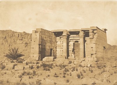 Vue du Temple de Tafah Taphis, April 9, 1850 by Maxime Du Camp