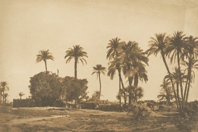 View of the Village of Hamarneh, near Dendera Right Bank, 1849-50 by Maxime Du Camp