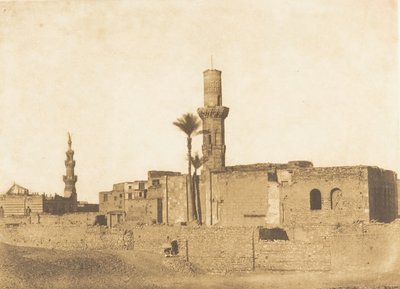View of a Ruined Mosque Near Bab-Saïda, Cairo, December 1849-January 1850 by Maxime Du Camp