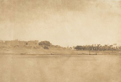 General view of Esne No. 3, North point, 1849-50 by Maxime Du Camp