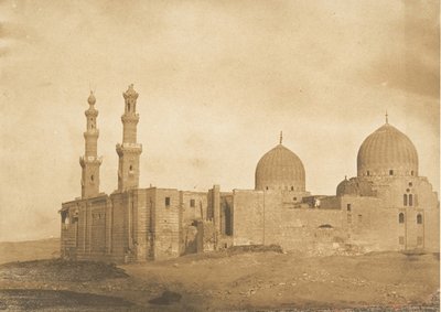 General View of the Mosque and Tomb of Sultan Bezkouk, El-Melek, December 1849-January 1850 by Maxime Du Camp