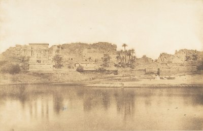 General view of the island of Philae, taken from the East, 1849-50 by Maxime Du Camp