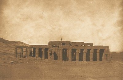 General View of the Ruins of the Ramesseum, at Thebes Tomb of Osymandias, 1849-50 by Maxime Du Camp