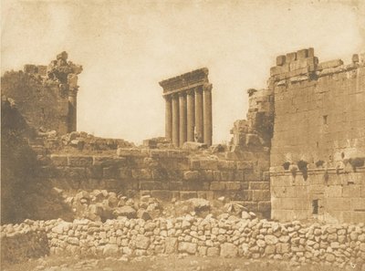 General View of the Ruins of Baalbek, Taken from the East, September 1850 by Maxime Du Camp