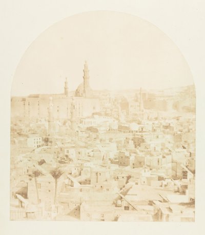 General View of Cairo, from the Tegloun Mosque, December 1849-January 1850 by Maxime Du Camp