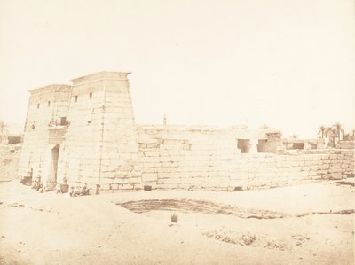General View of the Temple of Khons, at Karnak, Thebes by Maxime Du Camp