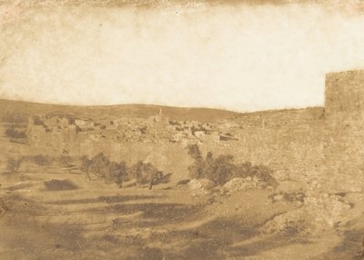 View Taken from the North-West of Jerusalem by Maxime Du Camp