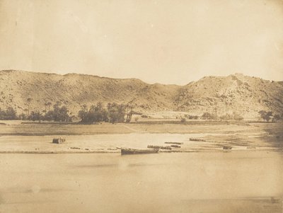 View Taken from the Southeast of Philae - Cherk-el-Hesseh, 1849-50 by Maxime Du Camp