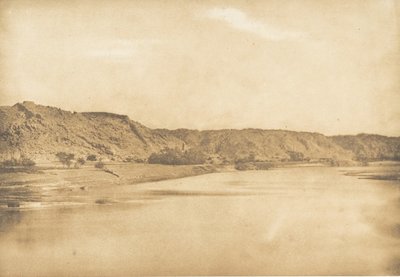 View Taken from the Southeast of Philae - Village of El-Bâb, 1849-50 by Maxime Du Camp