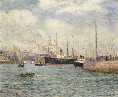 The Port of Le Havre, 1905 by Maxime Emile Louis Maufra