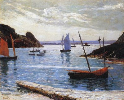 The Port, Island of Brehat, Brittany, 1892 by Maxime Emile Louis Maufra