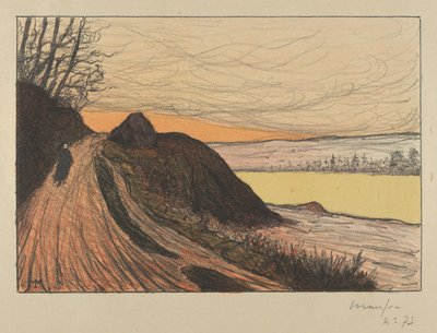 The Road from Gaud, 1893 by Maxime Emile Louis Maufra