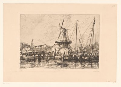 View of Haarlem by Maxime François Antoine Lalanne
