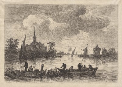 Banks of the Meuse by Maxime Lalanne