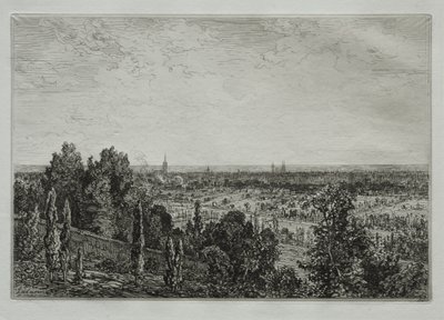 Bordeaux, View from the Coast of Cénon by Maxime Lalanne