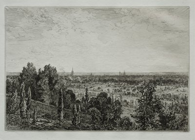 Bordeaux, View from the Coast of Cénon by Maxime Lalanne