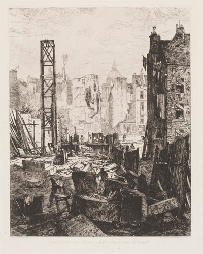 Demolition for the Opening of Boulevard St. Germain by Maxime Lalanne