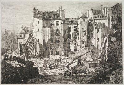 Demolition for the Opening of the Rue des Écoles by Maxime Lalanne