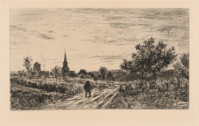 Evening Landscape (Return to the Lodgings) by Maxime Lalanne