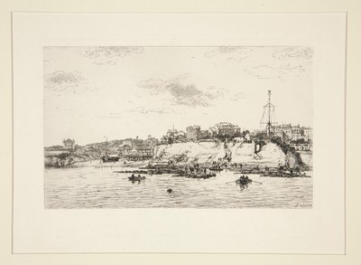The La Plataine Bridge at Royan by Maxime Lalanne