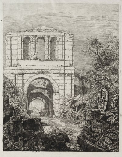 Ruins of the Palais Gallien in Bordeaux by Maxime Lalanne