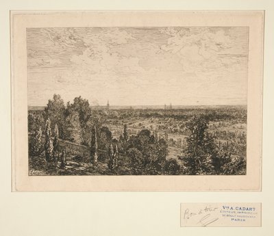 View of Paris by Maxime Lalanne
