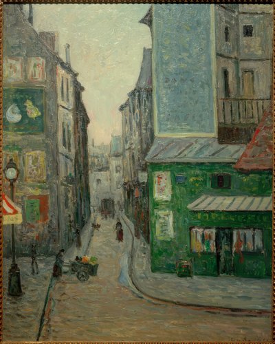 Place St. André des Arts, Rue Suger, Paris by Maxime Emile Louis Maufra