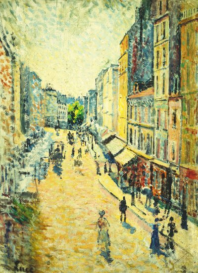A Street in Abbesses by Maximilien Luce