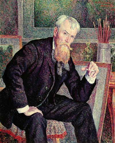Portrait of Henri Edmond Cross, 1898 by Maximilien Luce