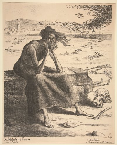 Her Majesty Famine by Maximilien Luce