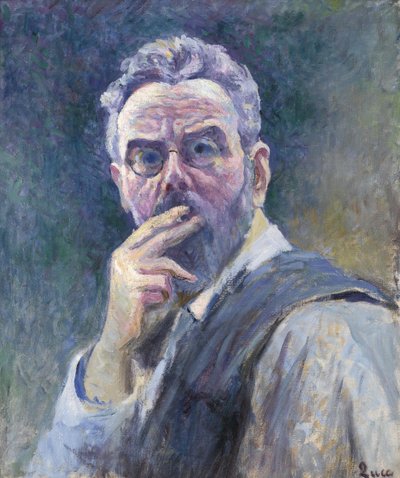 Self-Portrait with Cigarette by Maximilien Luce