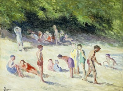 The Bathers of Mericourt by Maximilien Luce