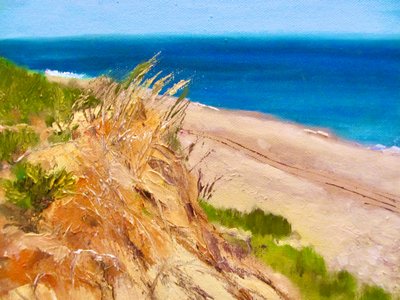 Peaceful Coastal View by Maxine Shore