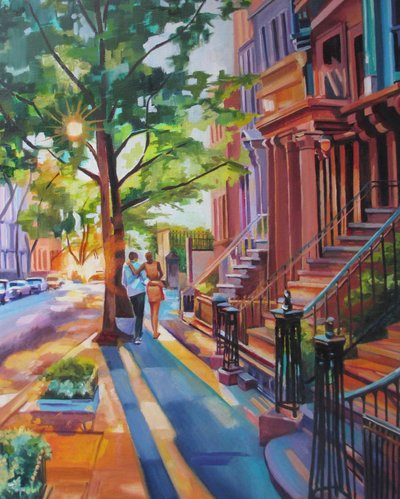 Romantic City Stroll by Maxine Shore
