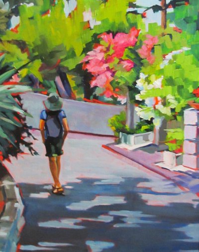 Summer Garden Stroll by Maxine Shore
