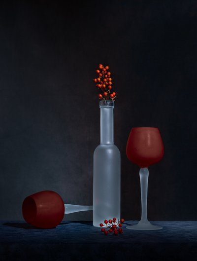 Frosted Glass Berries by May G