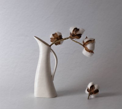 Minimalist Cotton Vase by May G