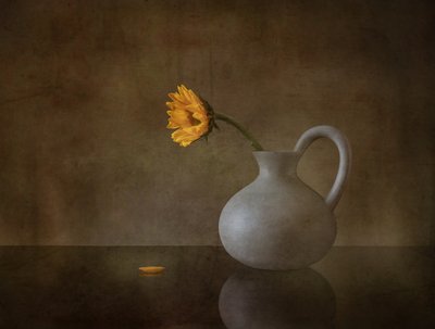 Moody Yellow Blossom by May G
