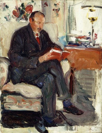 Portrait of Ernest Lawson by May Wilson Preston