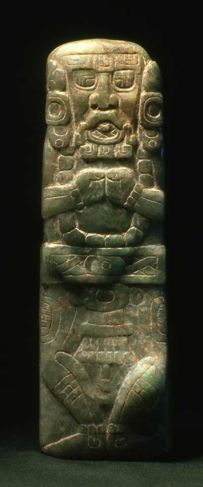 Statuette Placed in Dedication Down the Hieroglyphic Stairway, Copan, Late Classic Period (600-900) by Mayan