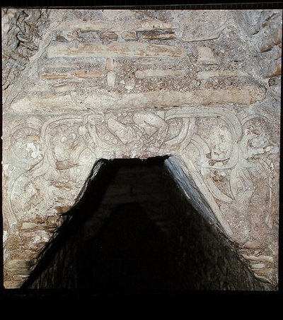Carving from the basement of the Palace, Late Classic Maya by Mayan Mayan
