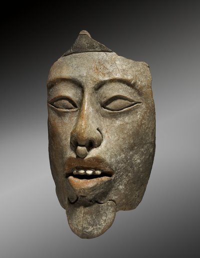 Head of a Ruler from an Incensario, AD 600-900 by Mayan Mayan