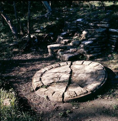 Marker in the Ball Court, Late Classic Period (600-900 AD) by Mayan Mayan