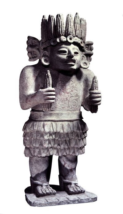 Mayan Statue Representing the God of Maids by Mayan Mayan
