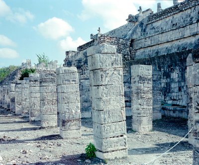 Pre-Columbian Civilization: View of the Site of Chichen Itza by Mayan Mayan
