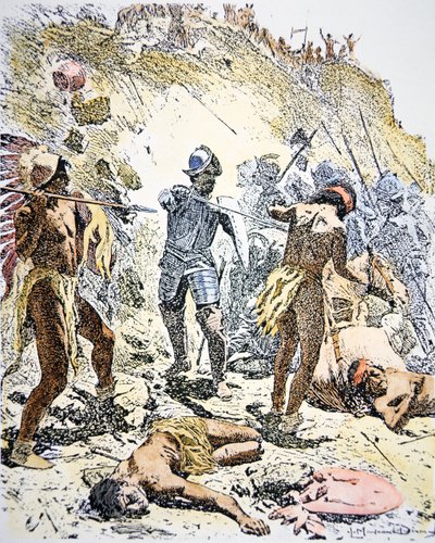The Pueblo Indian Revolt of 1680 by Maynard Dixon