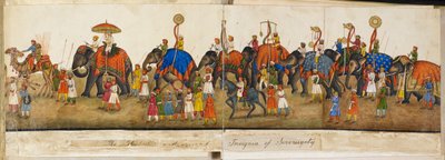 Processional panorama, illustration from 