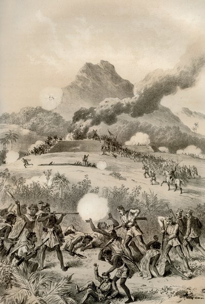 Taking a Maori Redoubt, Maori Wars by McFarlane and Erskine